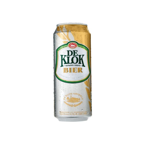 De Klok pilsener blik 500 ml