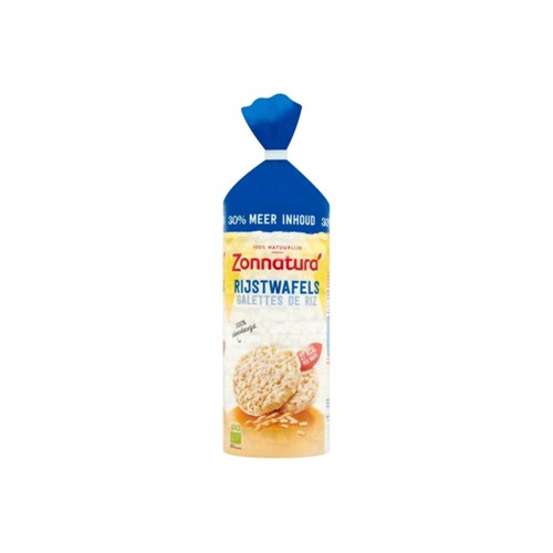 Zonnatura rijstwafels naturel 130 gr