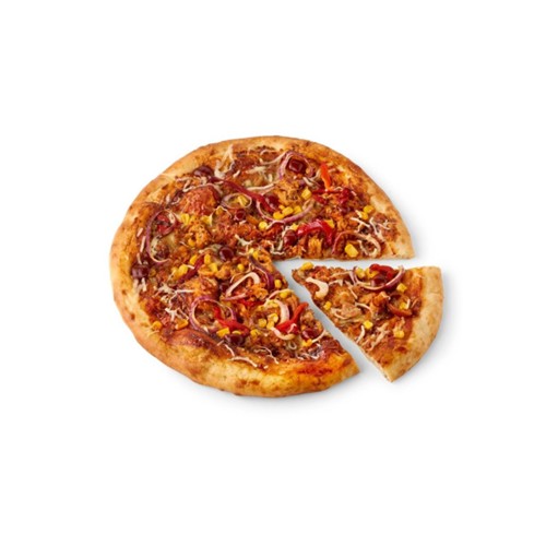 warm pizza bbq chicken