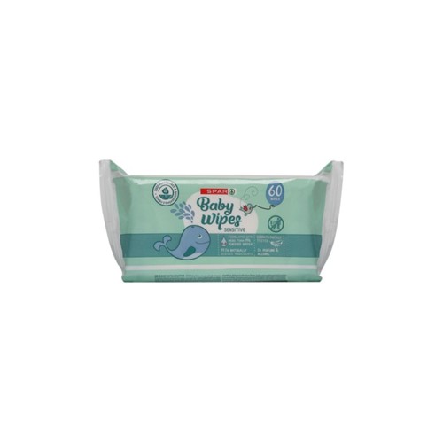 SPAR Baby Wipes 60 stuks