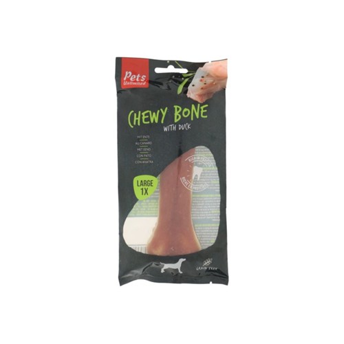Pets Unlimited chewy bone eend large zak 90 gr