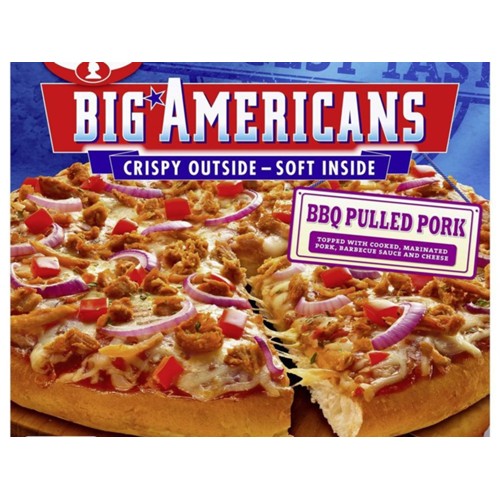 Dr. Oetker pizza bbq pulled pork Doos 420 gr