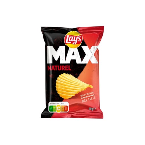 Lay's Max Ribbel Chips Naturel 40 gram