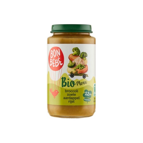 Bonbébé 12m14 broccoli zoete aardappel bio 250 gram