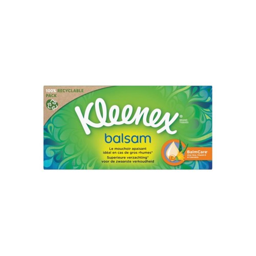 Kleenex balsam tissues box 1 stuk