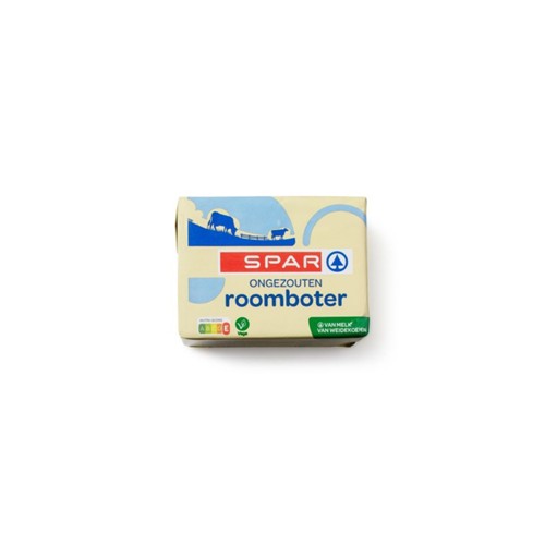 SPAR ongezouten roomboter 250 gram