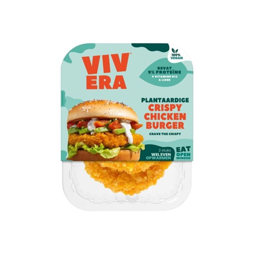 Vivera crispy chicken burger 2stuks