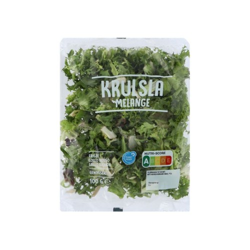 Sla krulmelange zak 100 gram