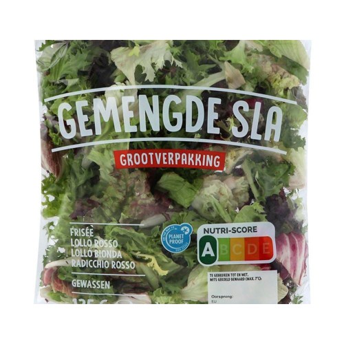Sla gemengd Zak 125 Gram