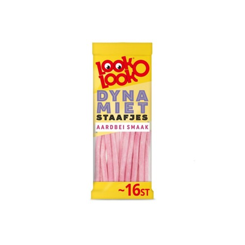 Look-O-Look dynamietstaafjes aardbei 110 gr