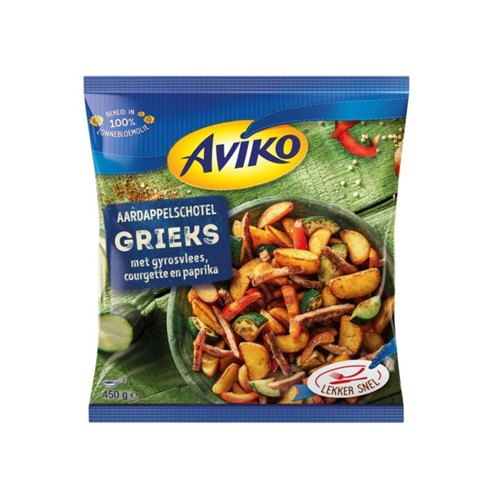 Aviko aardappelschotel Griekse stijl zak 450 gr