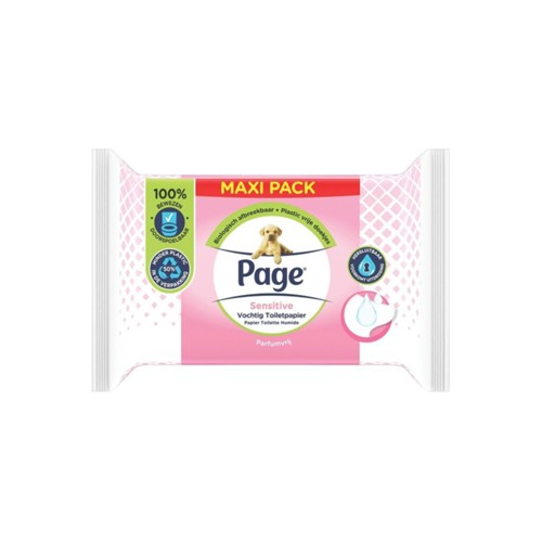 Page sensitive vochtig toiletpapier maxi pack