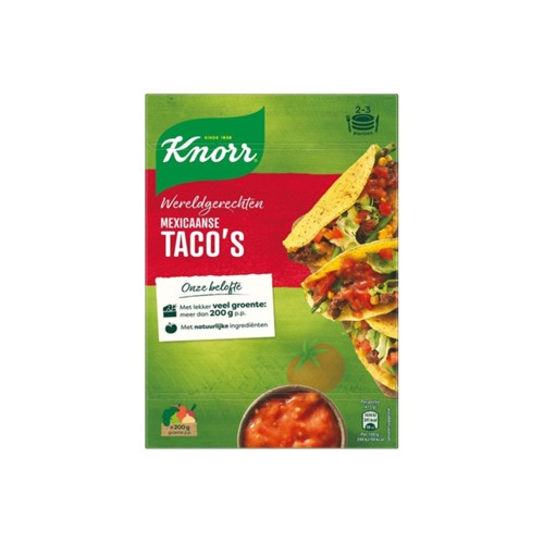 Knorr Wereldgerechten Mexicaanse taco's 136 gr