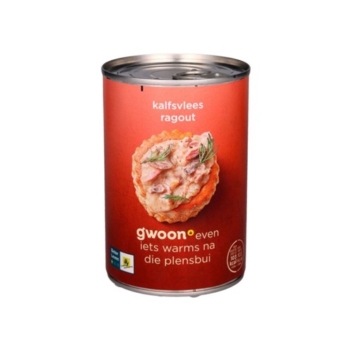 g'woon kalfsvlees ragout 400 gram