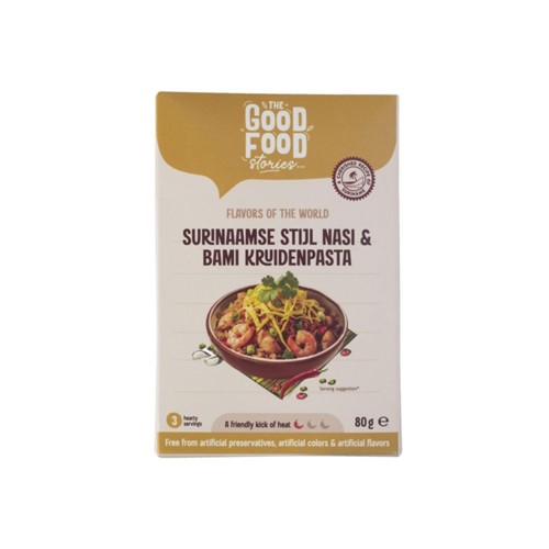 The Good Food Stories bami nasi kruidenpasta 80 gram