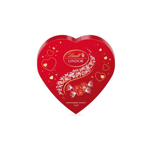 Lindt lindor heart milk 160 gram