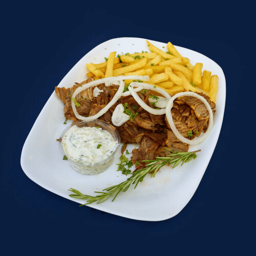 Frites gyros
