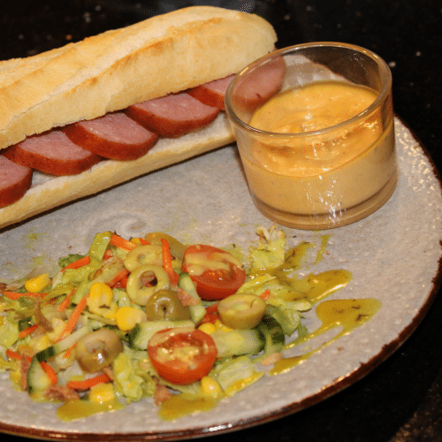 Broodje grillworst kaas