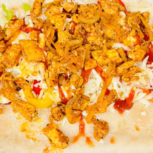 Chicken crêpe