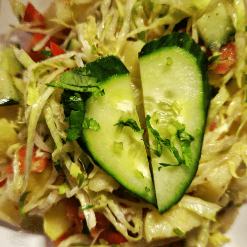 Indian salad aardappel