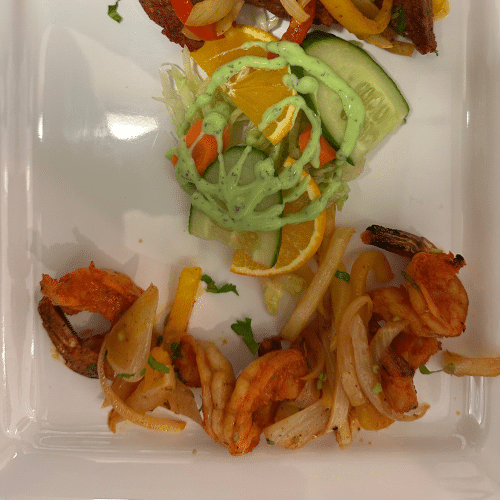 King prawn kebab