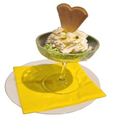 Pistachio kulfi ice