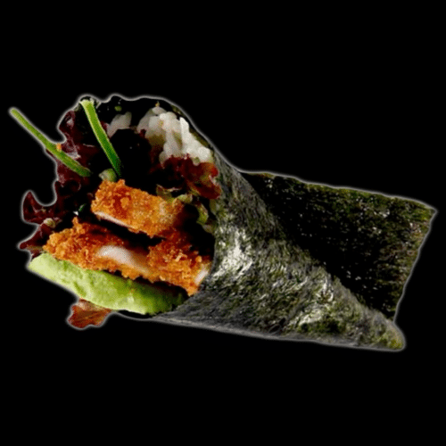 Crispy chicken temaki