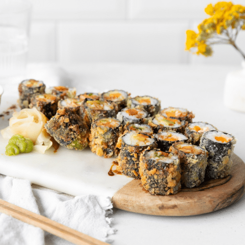 Fried surimi maki