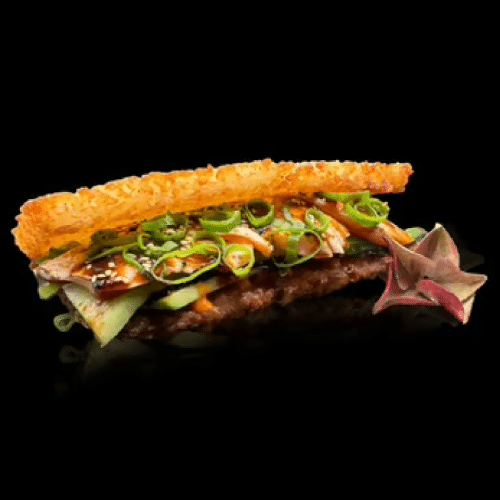Fried sushi sandwich