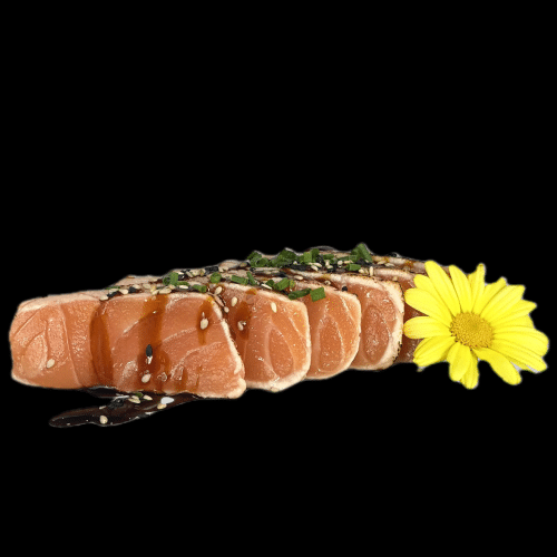 Salmon tataki