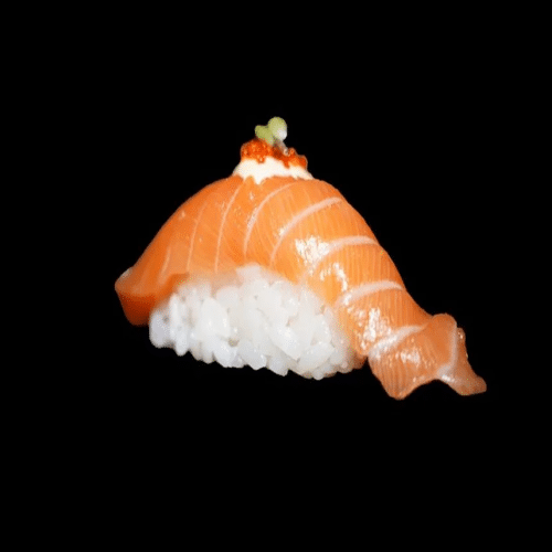 Salmon toro nigiri