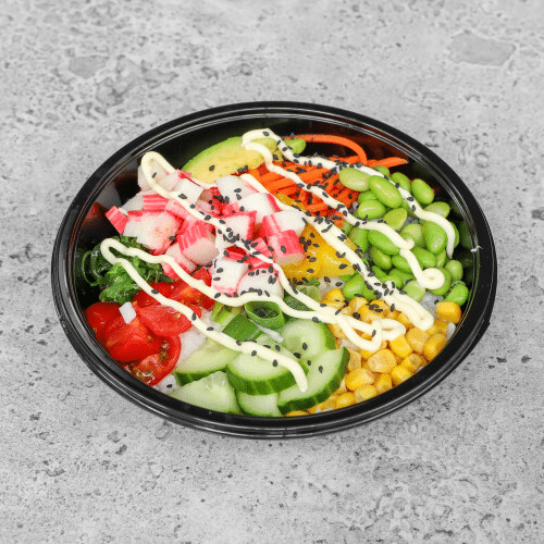 Poké bowl surimi