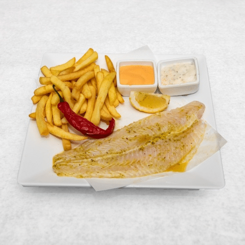 Gegrilde pangafilet menu