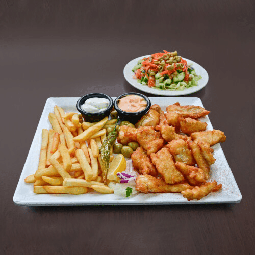 Kibbeling schotel