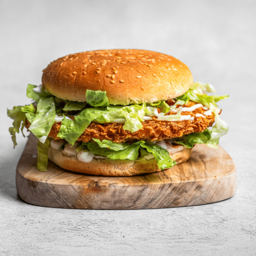 Chicken wolkenkrabber single burger