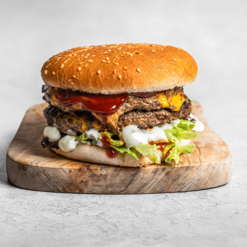 Wolkenkrabber double burger