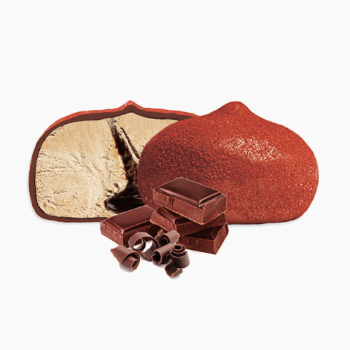 Chocolate cream mochi