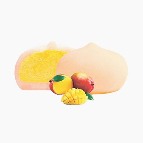 Mango cream mochi