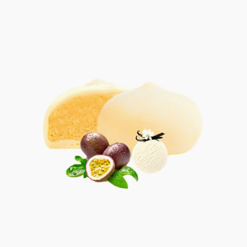 Passion fruit cream mochi