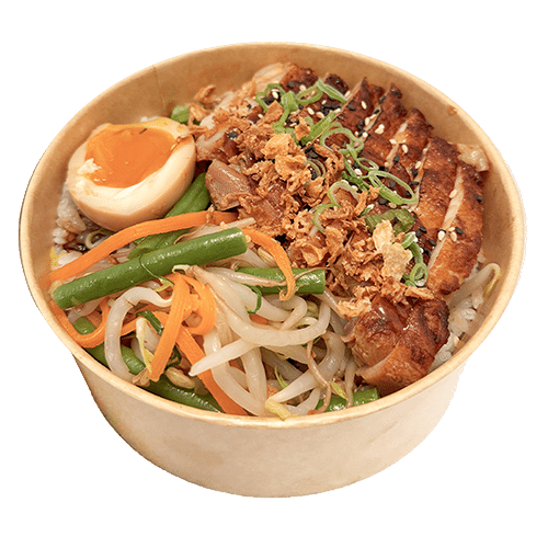 Chicken teriyaki donburi bowl