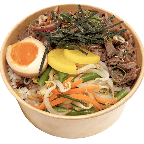 Bulgogi beef donburi bowl