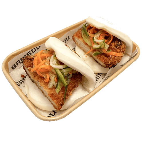 Bao bun chicken 2 stuks