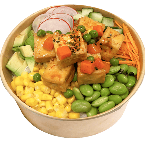 Tofu poké bowl