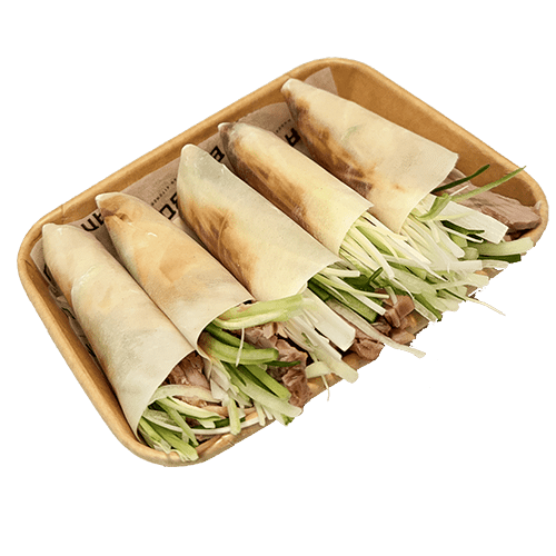Peking duck pancakes