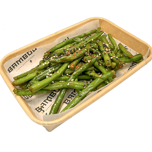 Sweet 'n spicy haricot verts