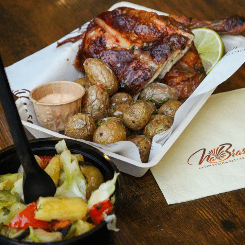Frango Na Brasa meal
