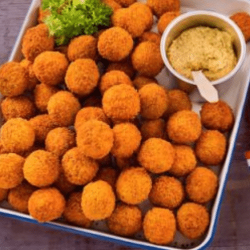 Grote portie rundvleesbitterballen van 25 stuks met mosterd