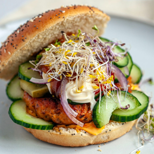 Halal broodje kipschnitzel menu