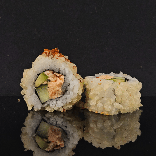 Crispy tuna mousse roll