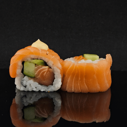 Double salmon roll